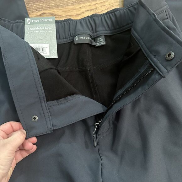 NWT! Free Country Flex Soft-Shell Ski Pants, Men’s, Snow, Water Resistant, M - Picture 7 of 15